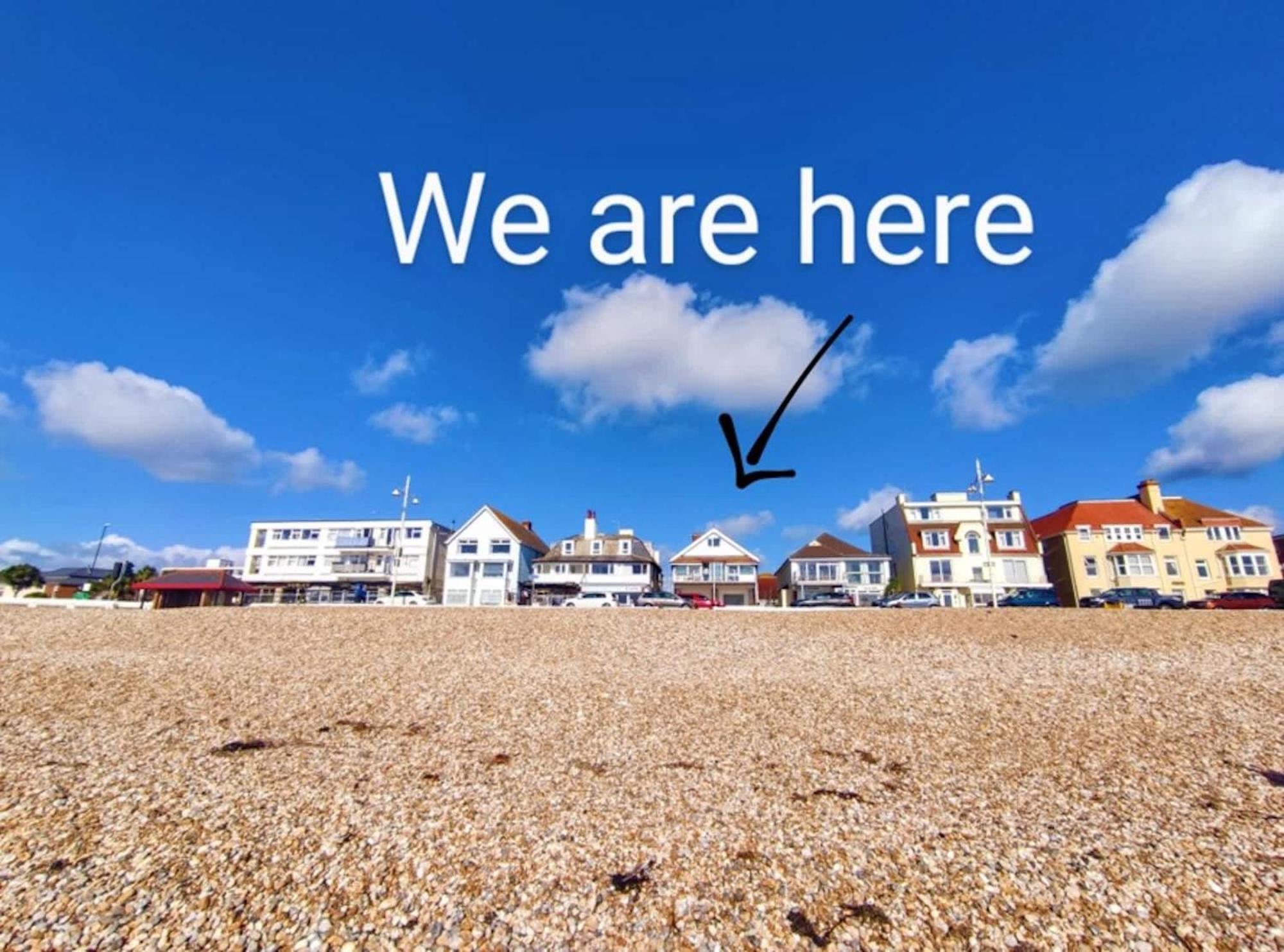 Absolute Beachfront with Decked Garden Oasis&Views Bognor Regis Exterior foto
